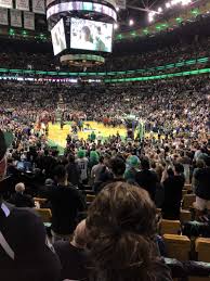 Td Garden Section Loge 19 Row 12 Seat 2 Boston Celtics Vs