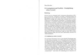 Lehrstuhl für bewegungserziehung und bewegungstherapie in. Pdf Lerntagebuch Und Portfolio Ermoglichung Echter Lernzeit