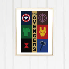 Avengers Cross Stitch Pattern Avengers Cross Chart Avengers Xstitch Marvel Cross Stitch Superhero Cross Stitch 03 001