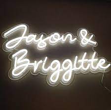 Custom Neon Name Sign Wedding Neon Light Sign Neon Wedding Wedding Neon Light Neon Signs