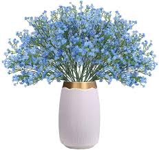 Maybe you would like to learn more about one of these? Buy Chamer 16 Pcs Baby Breath Artificial Flowers Fake Gypsophila Bouquets Fake Real Touch Flowers For Wedding Party Home Decoration Blue Online In Turkey B08mv31149