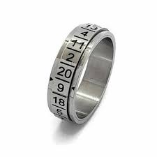 D20 Dungeons And Dragons Spinner Ring For Tabletop Rings Spinner Rings Dungeons And Dragons