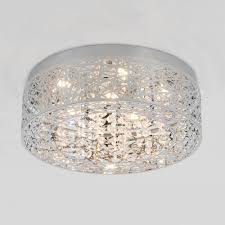 If your new light fixture doesn't match your old mount type, you'll have to remove the bracket from the junction box and change the screws. Artika Crystal Nest 15 In 26 Watt Stainless Steel Integrated Led Flush Mount Fm Cnt C1 The Home Depot