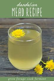 Dandelion Mead Recipe Dandelion Wine Made With Honey