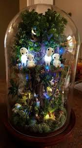 Kodama Terrarium Elf Toy Miniature Figurines Fairy Garden