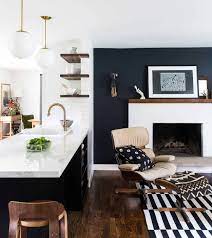 The fireplace certainly would make a cozy statement. Accent Walls Are Cool Again Here S How To Get Them Right