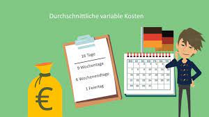 Zu den variablen kosten werden klassischerweise folgende posten gezählt variable kosten können damit verursachungsgerecht auf die einzelnen. Variable Kosten Definition Berechnung Und Beispiele Mit Video