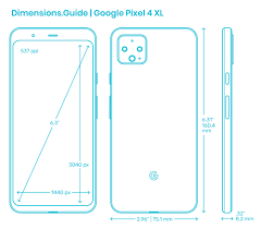 86% google pixel 4 xl review: Google Pixel 4 Xl Dimensions Drawings Dimensions Com