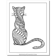Best Free Halloween Cat Coloring Pages [Top Downloads!]
