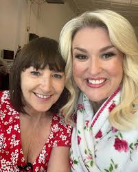 Continuing with my Dragons' Den behind the scenes pics, and this week I  wanted to introduce you to the lovely Sue who works in the HMU (hair and  makeup) department of the