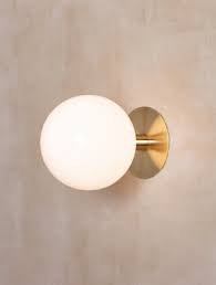 A language is a system of arbitrary vocal symbols by means of which a social group cooperates. Orb Sconce In 2021 Sconces Brass Bathroom Lighting Globe Wall Light
