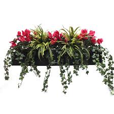 Artificial window boxes are an easy way to add stunning year round colour to your home and garden. Cyclamen Dracaena Window Box Artificial Plants And Trees Big Plant Shop