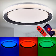 Hampton bay ceiling fan remote control troubleshooting, manuals, replacements, receivers with pictures, videos and more. Smart Rgb Led Ceiling Lamp With Remote Control Ls Disc
