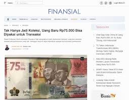 Butuh uang kuno untuk mahar dan keperluan lainnya? Salah Uang Rp75 000 Bukan Untuk Alat Tukar Turnbackhoax