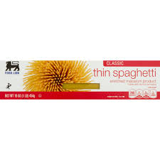 Order from instacart today and get everything you need w/o even leaving your home. Food Lion Spaghetti Thin Classic Box 16 Oz Instacart