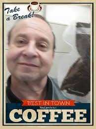 Shonia roasted 250g/8.8oz of her organic "Jamaican Blue Mountain" coffee.  45mins...but well worth the wait!