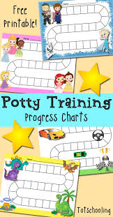 Free Potty Training Progress Reward Charts Potty Training Chart Potty Training Sticker Chart Potty Training Progress Chart