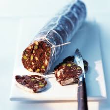 Saucisson De Chocolat Aux Pistaches Recettes Recette Recette Saucisson Au Chocolat Recette Recette Saucisson