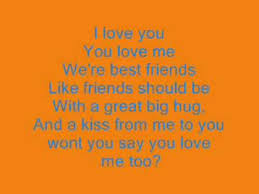 I Love You Barney Kids Songs My Love Love You