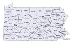 Mapa De Pensilvania Usa List Of Counties In Pennsylvania - Wikipedia