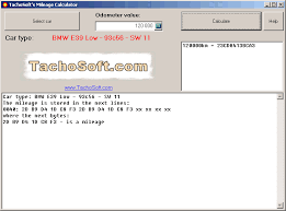 Tachosoft Mileage Calculator Tacho Softwares Odometer