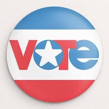 Vote Star Button By Karl Tani American Flag Sticker Star Buttons Vote Sticker