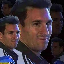 Leo Messi weird face collage meme | StareCat.com
