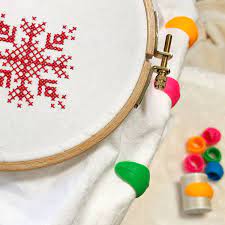 ~some embroidery machines won't read designs from a device with a too large memory capacity. Embroidery Hoops Excess Fabric Huggers Needlenthread Com