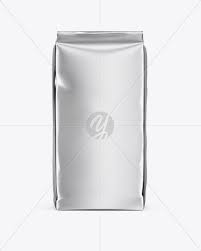 Metallic Flour Bag Mockup Front Side View In Packaging Mockups On Yellow Images Object Mockups Bag Mockup Mockup Free Psd Mockup Free Download