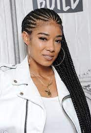 For The Culture 29 Celebs Slaying In Straight Back Cornrows African Braids Hairstyles Hair Styles Braided Hairstyles