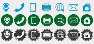 Pngtree offers business card icons png and vector images, as well as transparant background business card icons clipart images and psd files. Vector Business Card Contact Information Icons Royalty Free Cliparts Vectors And Stock Illustration Image 95857105