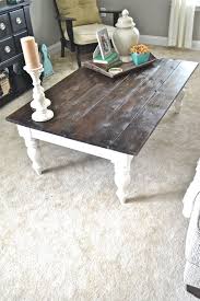 Warm Wood White Refurbished Coffee Tables Home Decor Coffee Table