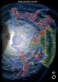 Can I Have Map Of Star Wars Galaxy Showing Territory Of Separatists And Commercial Routes Star Wars Poster Star Wars Art Star Wars Planets Star Wars Poster