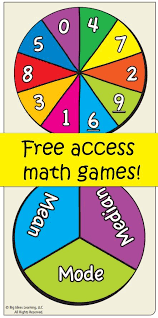 Big Ideas Math Game Mean Median Mode 1 One Student Spins To Determine If They Are Going To Calculate The Mean Big Ideas Math Math Spinner Games Math