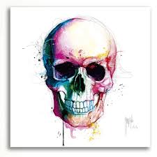 Angel S Skull By Patrice Murciano Graphic Art On Wrapped Canvas Skull Art Print Skull Art Skull Painting