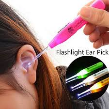 Led Light Earpick Clean Wax Remover Cleaner Picker Ear Pick Curette Gadget Random Color Wish