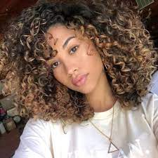 Caramel highlights in curly brunette hair. Caramel Highlights In Curly Hair Novocom Top