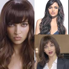 Ang hairstyle na bangs ay bagay sa : r/BollywoodFashion
