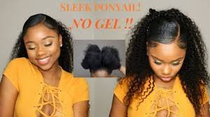 It's perfect for crops, tapers, and fades. Sleek Low Ponytail On Short Medium Natural Hair No Gel Video Medium Natural Hair Styles Short Hair Ponytail Stylish Hair