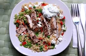 Maybe you would like to learn more about one of these? Jamie Oliver S Almost But Not Quite 15 Minute Greek Chicken With Herby Vegetable Couscous And Tzatziki Elly Says Opa
