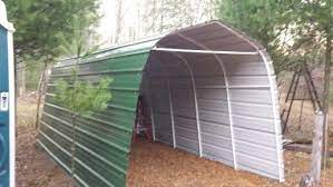 Steel Siding To Shelter Logic Storage Shed Replaced Canvas Twice Will Last Forever In Wi Shed Steel Siding Shed Design