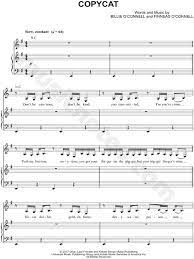 Print And Download Copycat Sheet Music By Billie Eilish Sheet Music Arranged For Piano Vocal Chords And Singer Clarinet Music Violin Sheet Music Sheet Music
