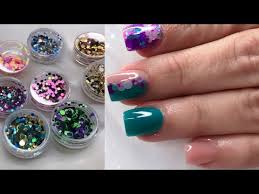 Easy Nail Art Desingns Turquoise In Short Nails Unas Acrilicas Cortas Color Turquesa