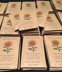 10 X Sunflower Seed Wedding Favours With Poem Fully Personalised Table Guest Seed Wedding Favors Sunflower Seed Wedding Favors Sunflower Wedding Invitations