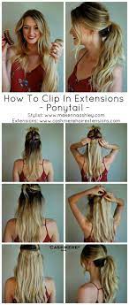 Easy Ponytail Hairstyle For Long Hair Your Hairless Cat Japan Haircut Near Me D Clip In Ponytail Clip In Extensions Hair Extensions Tutorial