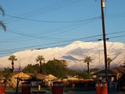 Snowy Mountain View From Fontana Ca San Bernardino County San Luis Obispo County Fontana California