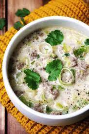 kase lauch suppe mit hackfleisch und frischkase rezept kase lauch suppe hackfleisch lauch suppe hackfleisch rezepte