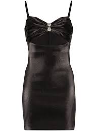 Area Cutout Mini Dress Black Fashion Mini Black Dress Designer Outfits Woman
