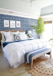 Coastal Blues Master Bedroom Makeover Sand And Sisal Blue Master Bedroom Master Bedroom Makeover Master Bedrooms Decor