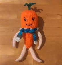 Introducing my carrot knitting pattern. Kevin The Carrot Knitting Patterns Toys Stuffed Animal Patterns Free Knitting Patterns Uk